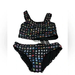 NWT Terez Kids emoji two piece size 16